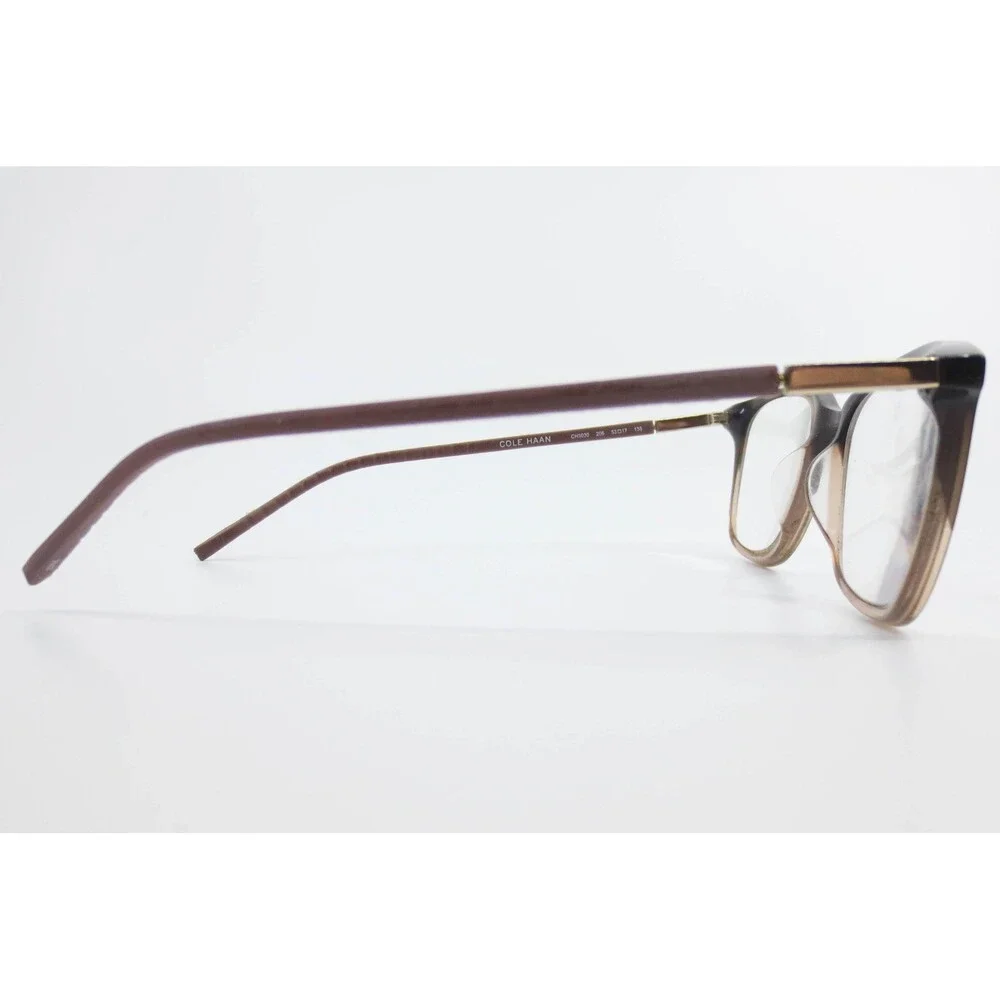 Cole Haan CH5030 206 Brown Gradient Cat Eye Eyeglasses Frames 53-17-135 Womens
